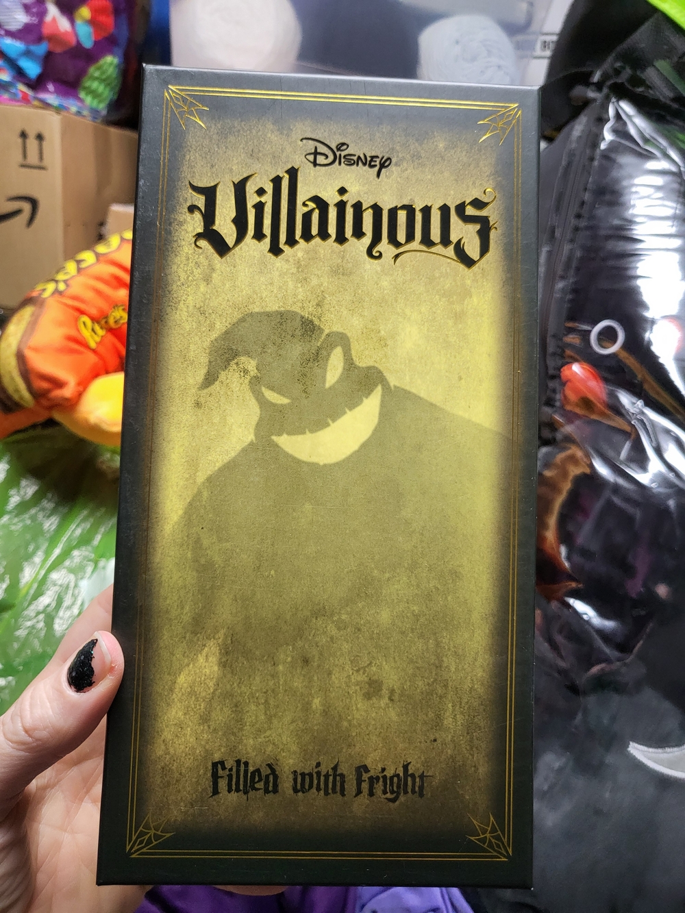 The Nightmare Before Christmas Oogie Boogie Villainous Game Expansion